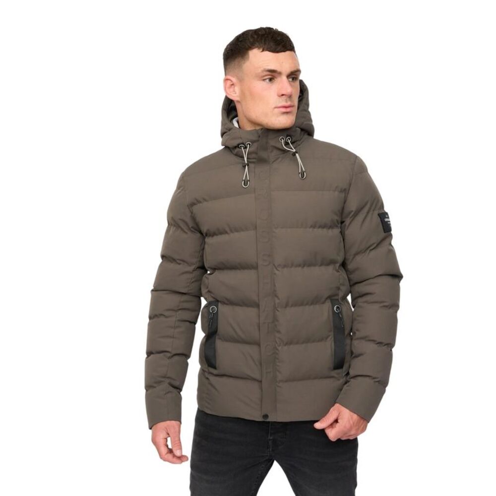 Crosshatch Mens Kampleys Jacket / Burnt Olive